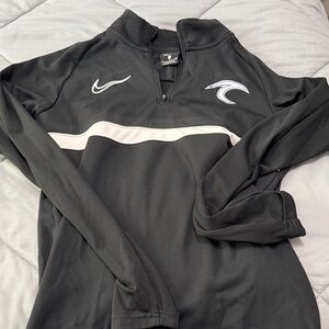 Nike Dri-FIT Black Quarter-Zip Pullover